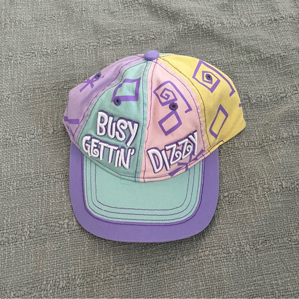 Disney Busy Getting Dizzy Mad Tea Party Dad Cap